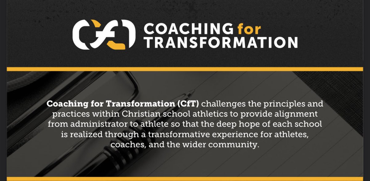 CfTCACE's tweet image. Need a customized plan that will help you maximize impact? 
#CfT will assist you in creating a customized plan AND an established approaches to align your athletic department with your school mission.
Learn More: 
coachingfortransformation.org