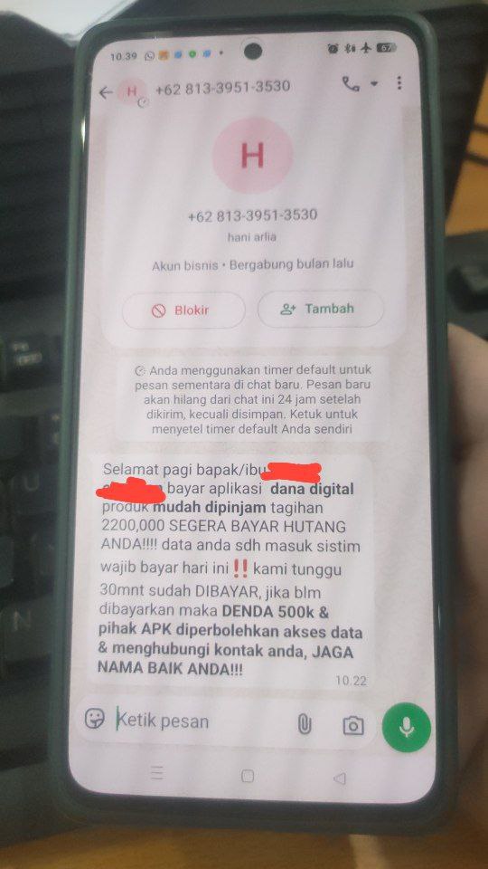 sapuliedi's tweet photo. Tukang tagih utang pinjol 081339513530 https://t.co/Vwu4zNLSsX