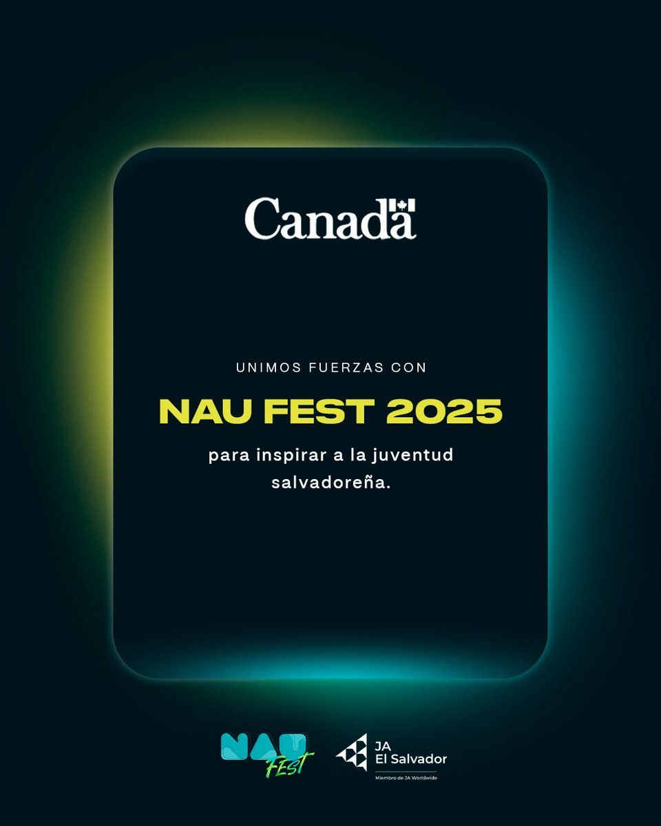 Todo está listo para ser parte de #NAUFest2025, una experiencia inmersiva que conectará a miles de jóvenes con oportunidades de formación, empleo y emprendimiento🚀
✨ Inspira
✨ Conecta
✨ Construye
📅 Este 25 de octubre

Incríbete GRATIS✨: bit.ly/NAUFest2025
Fuente: