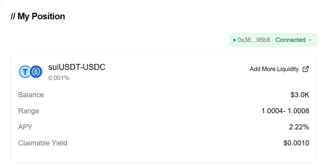 231rookie's tweet photo. Just joined @MMTFinance  LP — the numbers, product, and community all feel solid.
This isn’t hype, it’s real DeFi being built on Sui. https://t.co/gVZXtbj1Vf