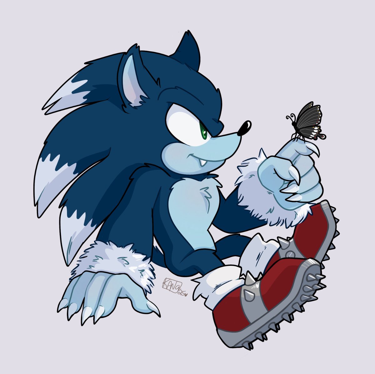 NerdyLittleFox's tweet photo. Werehog. He’ll be a keychain for Sonic expo Dallas. https://t.co/qU1Pr1U5a9