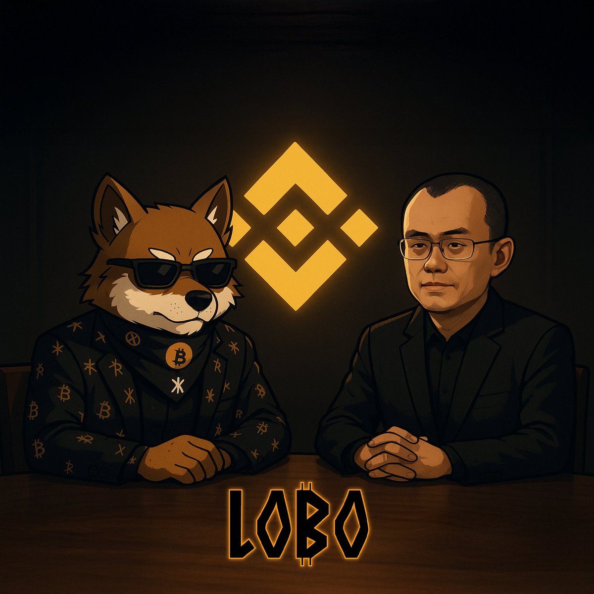 LOBO•THE•WOLF•PUP (@lobothewolfpup) on Twitter photo He’s thinking it.
I’m saying it.
 Wen $LOBO, <a href="/cz_binance/">CZ 🔶 BNB</a>? 🐺⚡ He’s thinking it.
I’m saying it.
 Wen $LOBO, <a href="/cz_binance/">CZ 🔶 BNB</a>? 🐺⚡