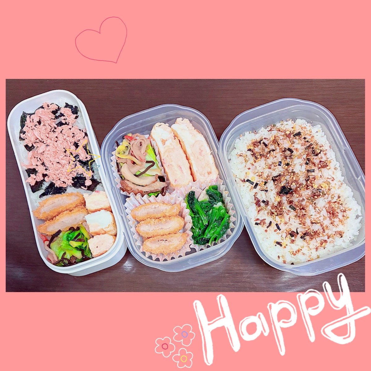 okazu55555's tweet image. おはようございます😊
皆様素敵な一日をお過ごしください🍀*゜

 #お弁当
 #お弁当記録
 #雨じゃん