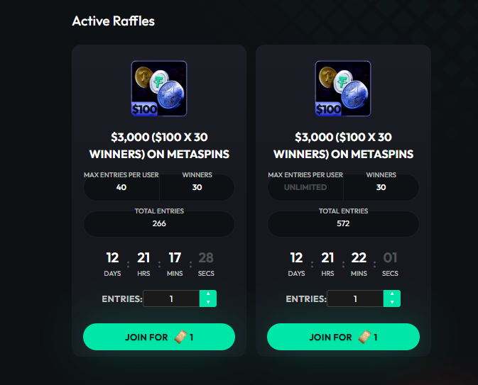 ⚡ REAL PLAY RAFFLES HAVE BEEN RESTOCKED! ⚡

$6,000 worth of raffles have been added to our website ready to be won by YOU! (details below)

To celebrate, $50 GIVEAWAY on this post!

✅ Follow + RT
✅ Signup on topcasinorewards.com/tl/twitter
✅ Reply with your username

🍀 Good luck!