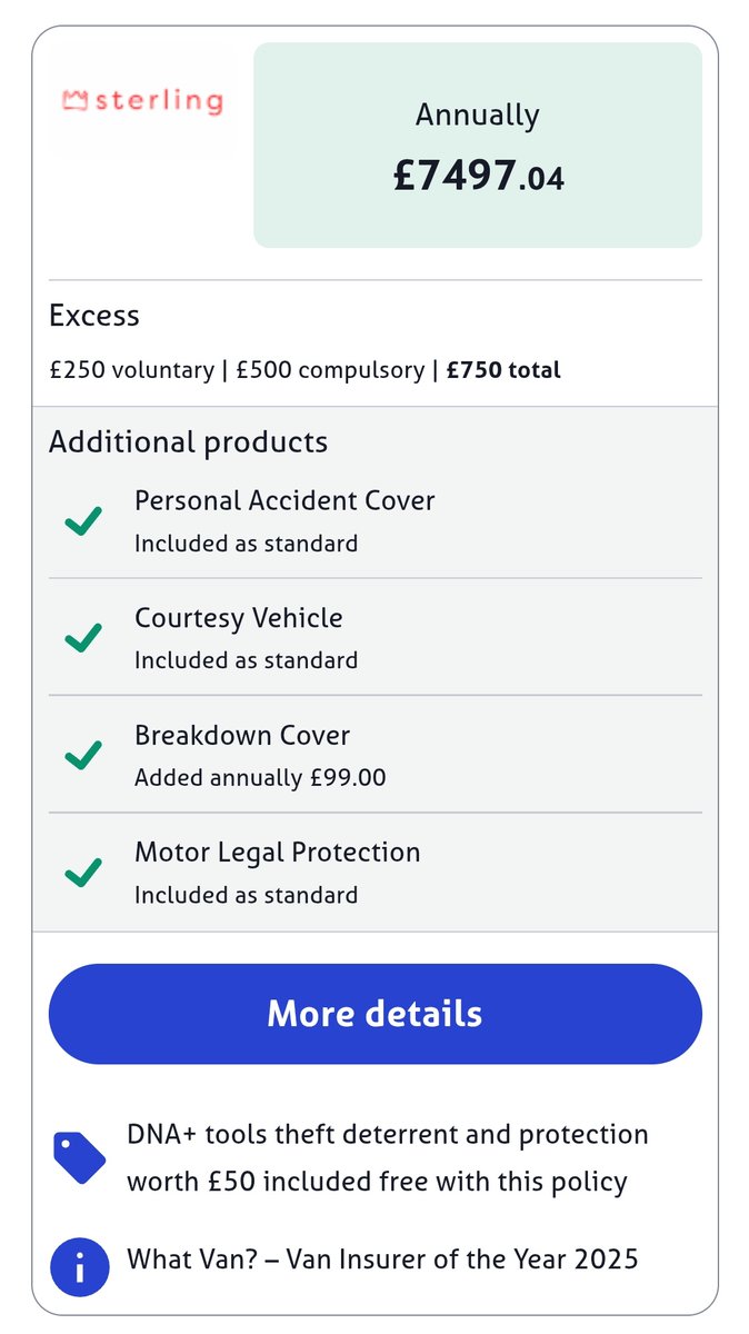 jshield1988's tweet image. Prime example. 

Both the same van

Same driver..

One with adaptions and disability disclosed.

One no adaptions, no disability disclosed 

£6000 price difference