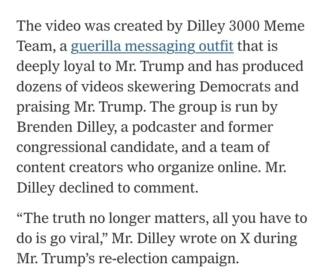 The New York Times is such a tired piece of shit rag, that they can no longer even get basic information correct.

Every week the fake news attempts to smear me and fails because nobody reads their garbage.