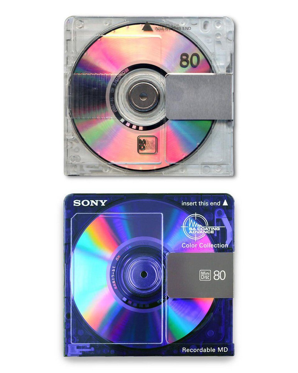 TheGoldenDays's tweet image. MiniDisc aesthetic will always hit different