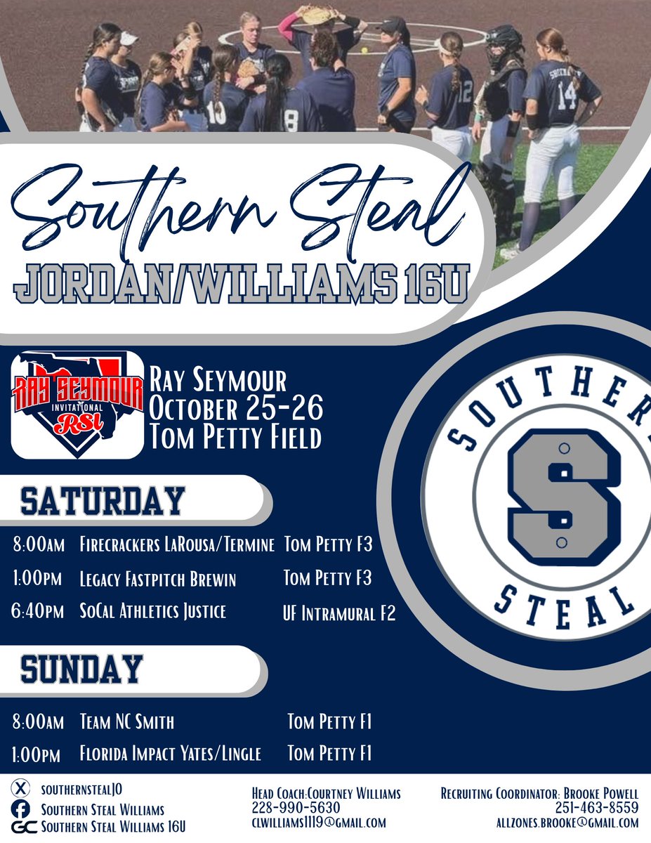 Ready to be back on the field this weekend!  We will be in Newberry!  Come watch us play!!