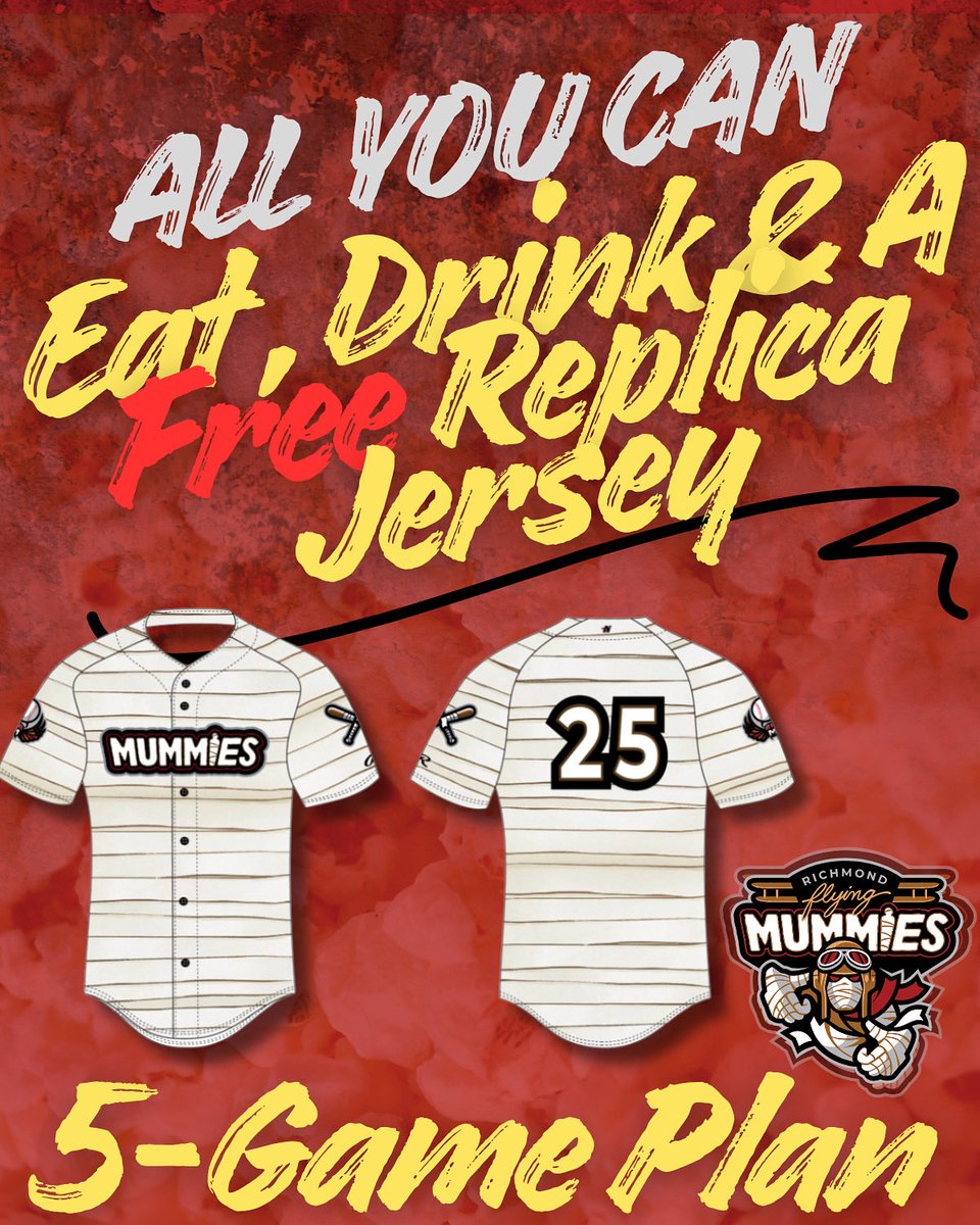 5 games. Free jersey. All-you-can-eat &amp; drink.
Yeah… it’s that good 😎
👉 Tap the link in our bio to lock it in!