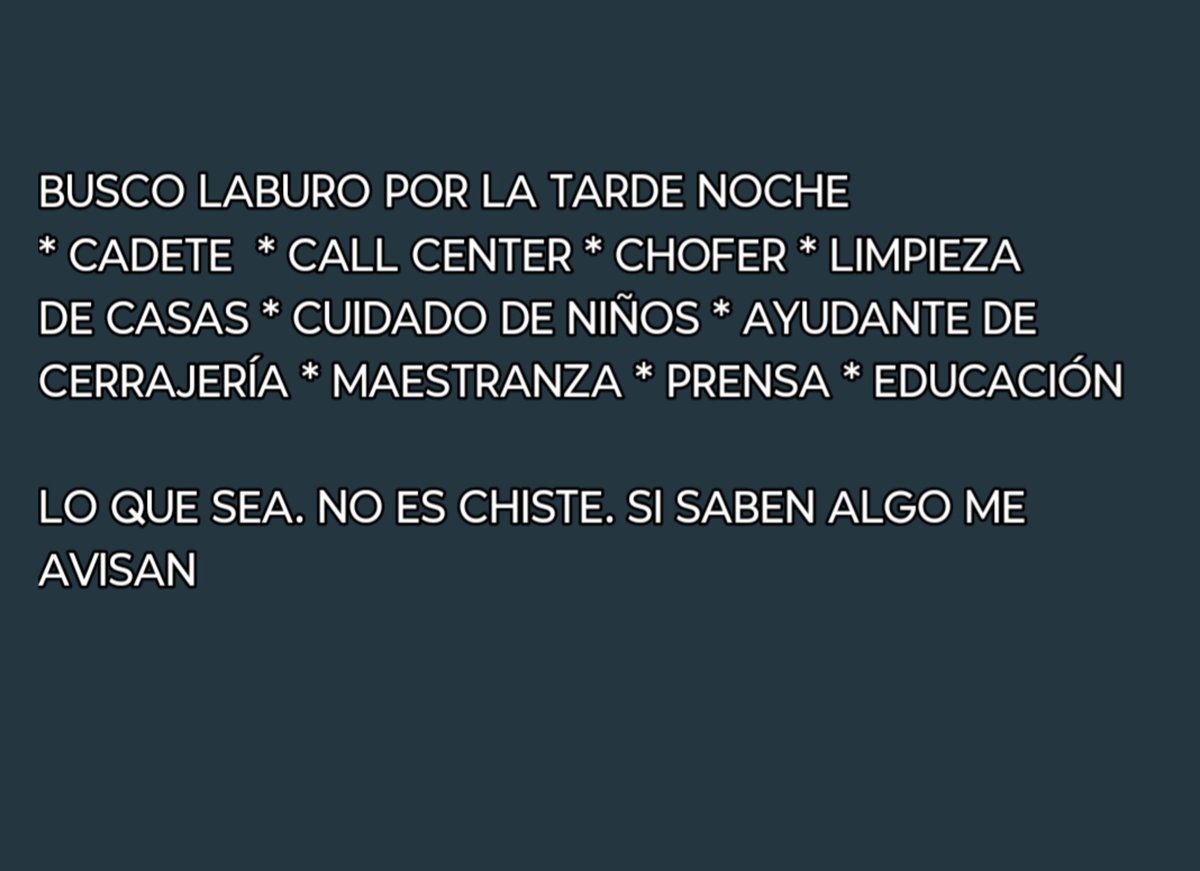 Que lo compartan también ayuda.