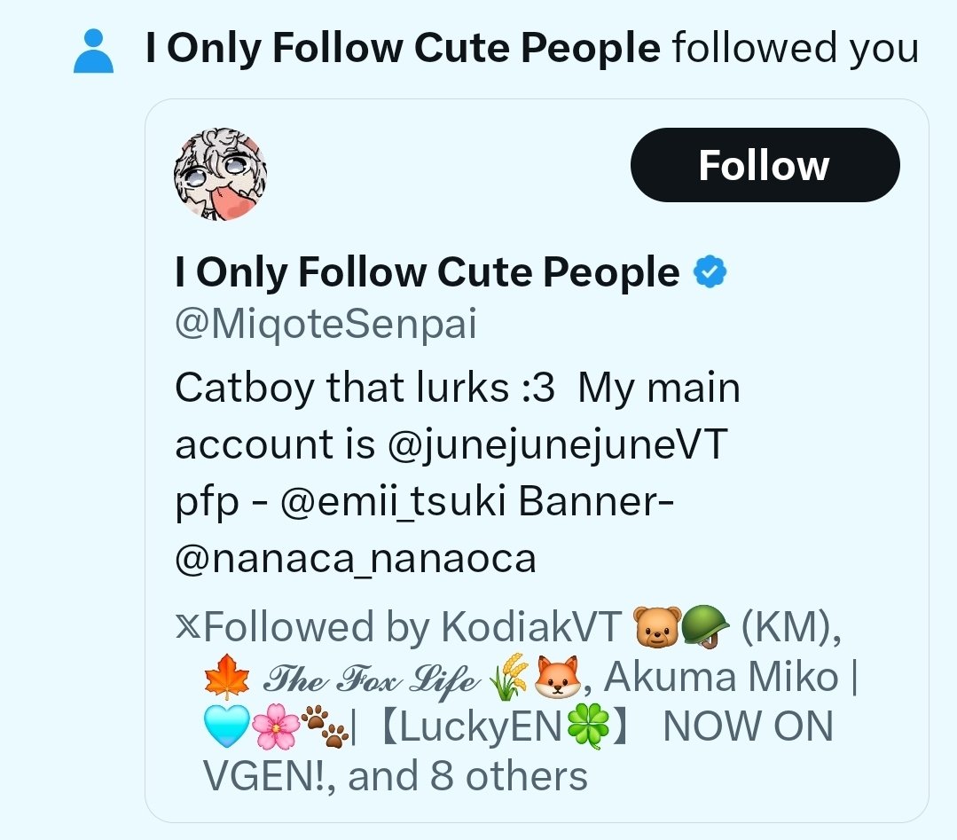 Excuse me, you appear to have made a wrong turn at Albuquerque <a href="/MiqoteSenpai/">I Only Follow Cute People</a>