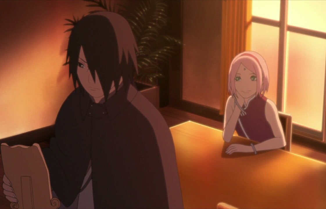 nickiventi's tweet photo. i like to remind myself that in the actual novel this scene happened as sakura was humming, cutting and playing with sasuke's hair https://t.co/OBQOmymGus