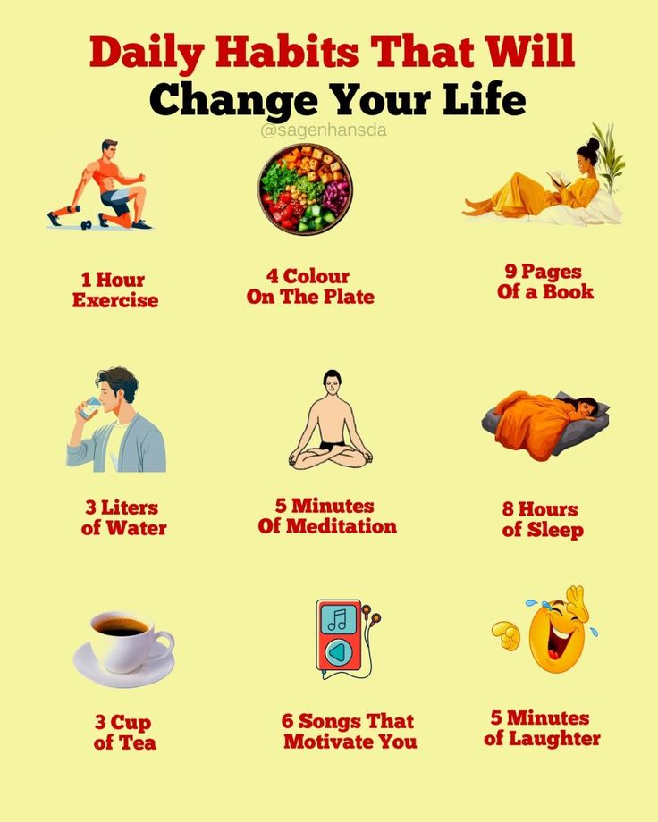 lifeHealthy82's tweet photo. Daily habits . https://t.co/xHVXaO56l6