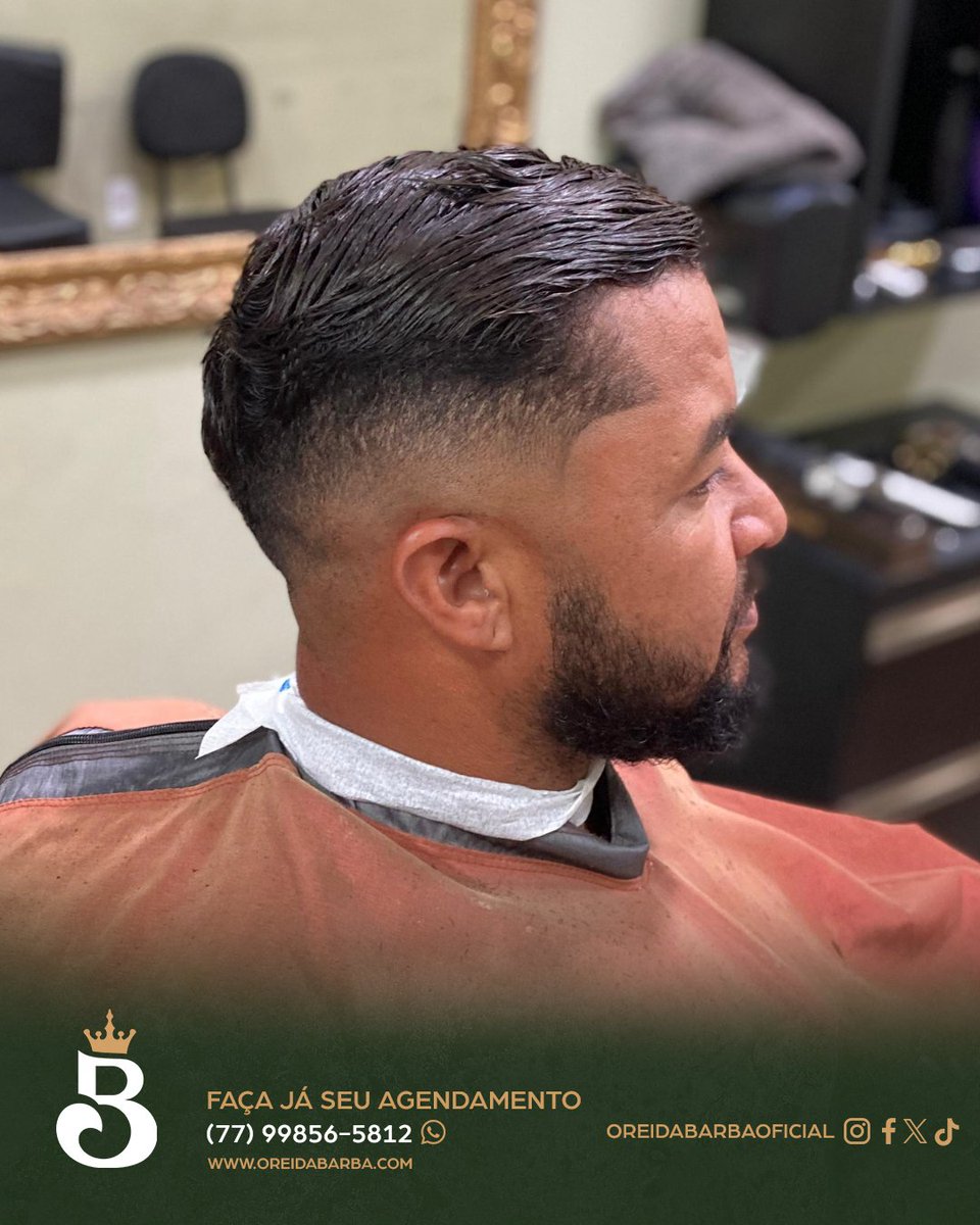 oreidabarba's tweet image. Aqui é assim: aquele mid fade na régua, navalha na medida e produto certo para manter o caimento e o brilho por mais tempo.

Agende seu horário com a gente e saia confiante.

#cortemasculino #midfade #oreidabarba #oreidabarbaoficial #estilomasculino