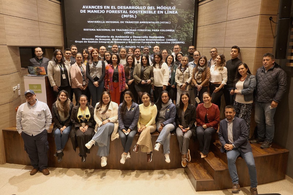 Socializamos con las autoridades ambientales del país los avances del Módulo de Manejo Forestal Sostenible en Línea (MFSL), una herramienta clave del Sistema Nacional de Trazabilidad Forestal (SNTF) que permitirá fortalecer el control, la vigilancia y la gestión sostenible de los