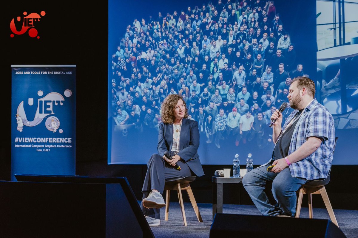 ViewConference's tweet image. @ViewConference memories2025 #viewconference2025

Thx #janetlewin for your breathtaking session w @ianfailes @beforesmag!

#animation #vfx #liveaction #games #ai #cgi #film #art #realtime #vr #ar #xr #mr #virtualproduction #generativeai #storytelling #creativeindustries