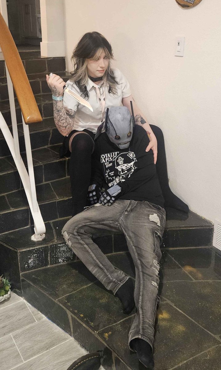 eggbotnic's tweet image. Some other TwitchCon aftermath pics with my buddies 🤖🔪