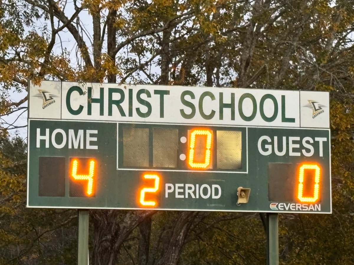 Final score in the NCISAA 4-A soccer state semifinals: Greenies 4, Carmel Christian 0. #GoGreen
