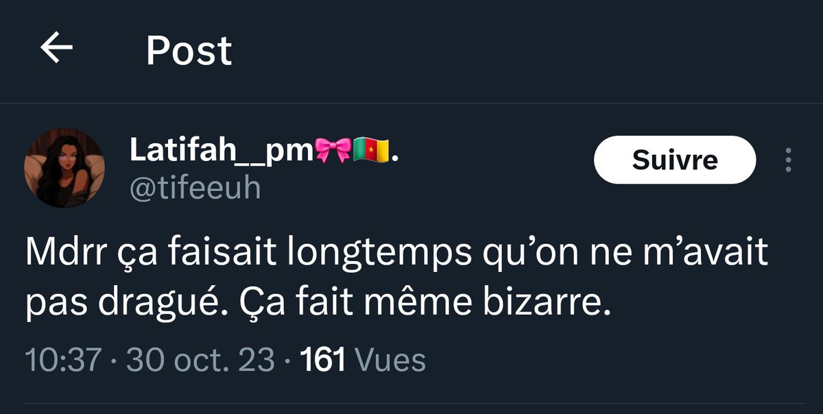 Mdr c'est tellement l'énergie du tweet.