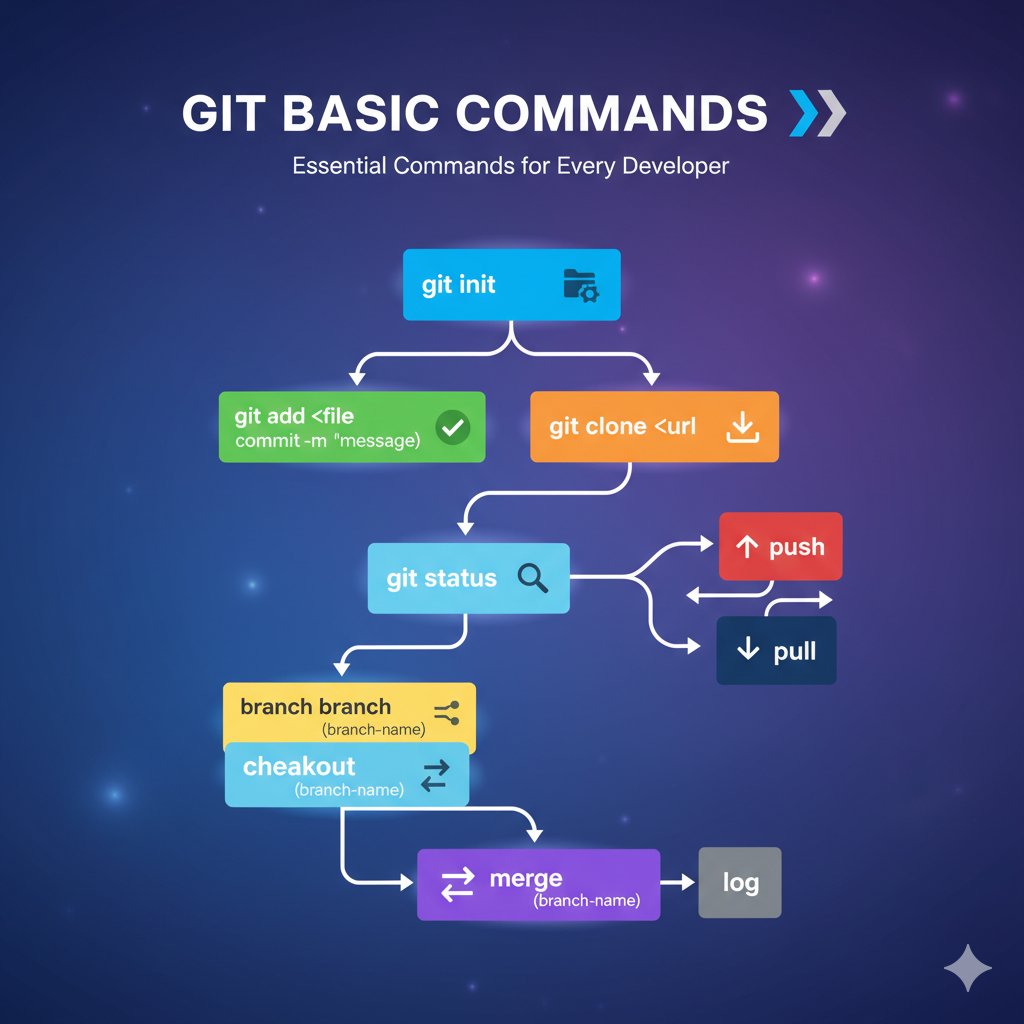 nathandran's tweet image. Git is one of the most popular version control systems used by developers to track changes in their code and collaborate with others. Understanding the basic Git commands is essential for managing projects efficiently.
1. git init
This command initializes a new Git repository in…