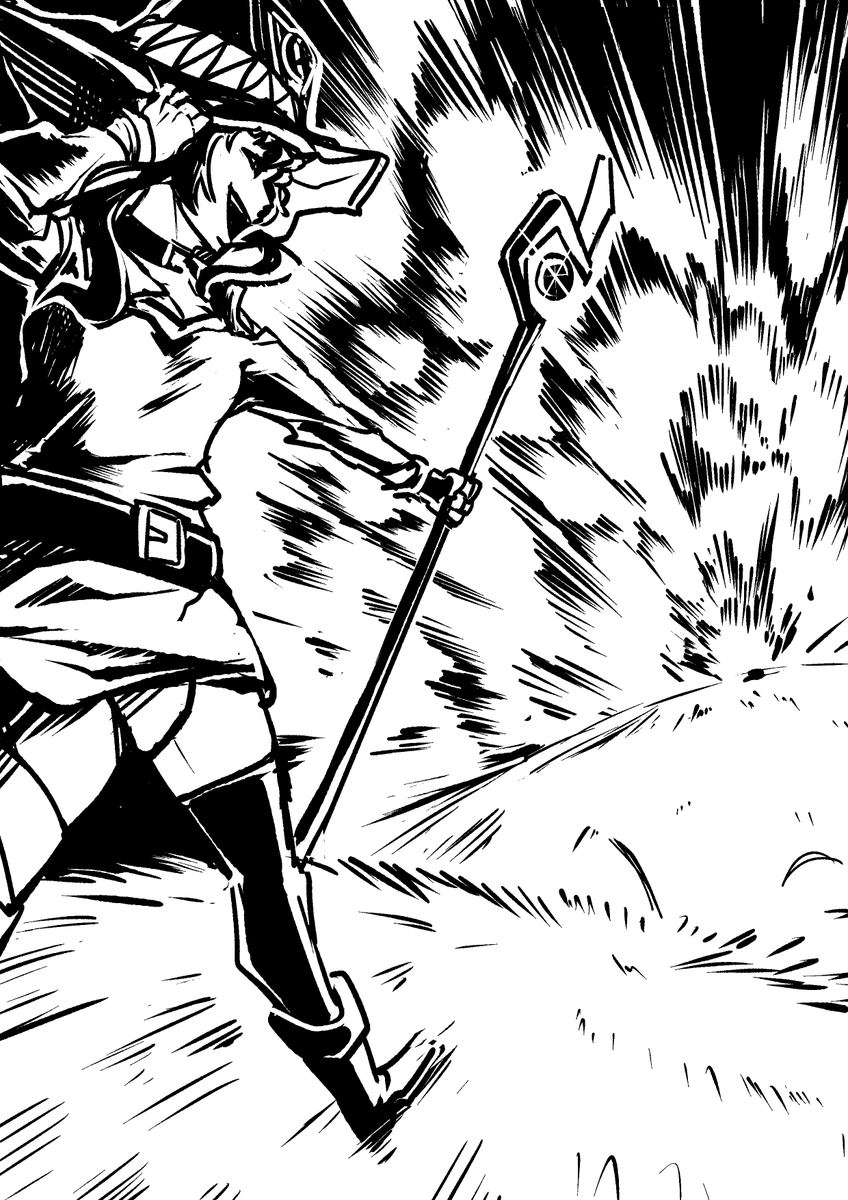 Bizzarrt's tweet photo. EXPLOSIOOOOON
inktober number 21: blast
#konosuba #Inktober2025 https://t.co/GmOiLELSf4