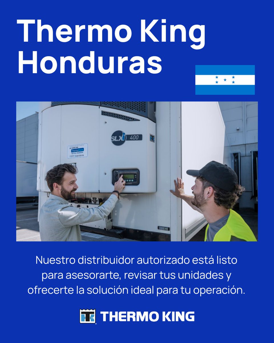 Nuestros distribuidores autorizados en Honduras ofrecen mantenimiento profesional, asesoría y repuestos originales para que tu flota siempre esté en condiciones óptimas. 🚛❄️

#ThermoKingHonduras #MantenimientoRefrigerado #CadenaDeFríoSegura #TransporteEficiente
