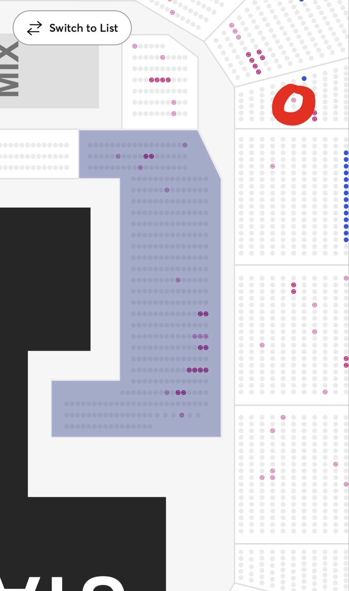 MsShamarah's tweet photo. WTS 1 ticket for Seventeen in Austin D2 face value or even less. Section 117, DM for questions! Trying to sell only to carat or not at all. The seat circled in red is what I am selling 🩵🩷 https://t.co/Lx7yEzfFnm