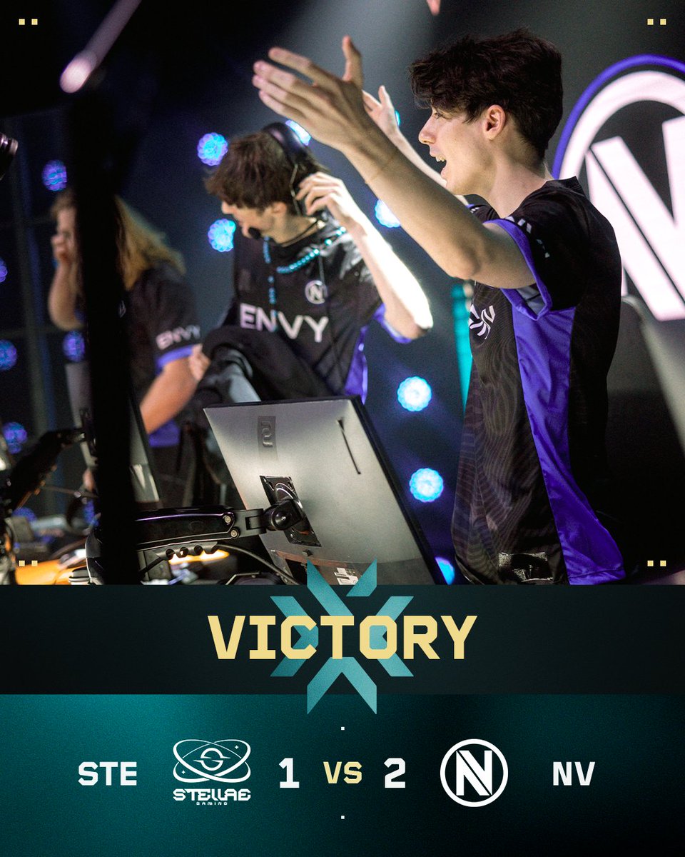 valesportsna's tweet image. Envy win it 2-1! 🔥
They’re moving on to Playoffs.

#VCTAscension