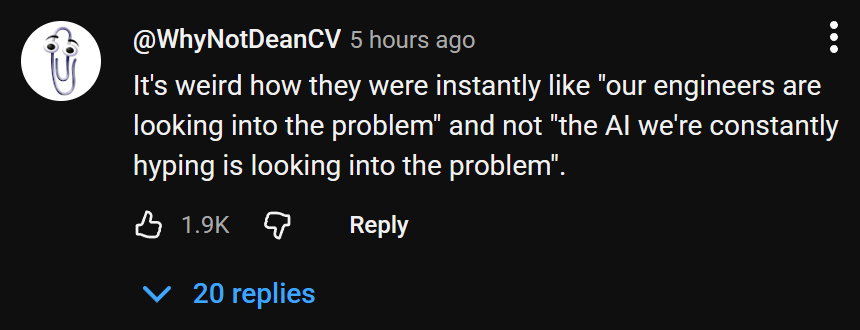 StefanPatatu's tweet image. the most insightful part of a @fireship_dev vid is the comments