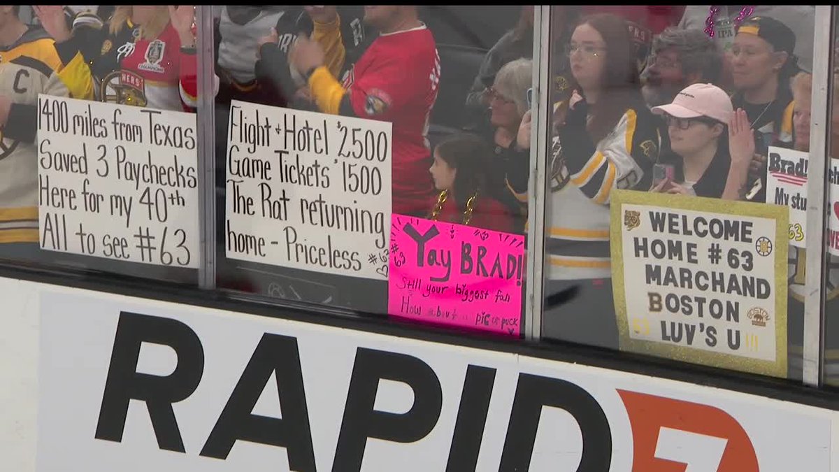 BR_OpenIce's tweet photo. I think they're happy to see Brad in Boston 💛 https://t.co/HL4PGHXens