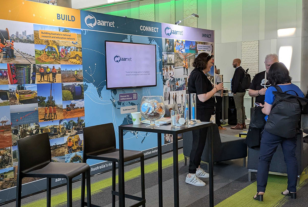 AARNet's tweet image. We&apos;re looking forward to another great day here at #eResearch2025! 🎉

We have a few sessions coming up this afternoon + posters in the poster reception at the end of the day, We hope you can join us + find us in the expo hall!

aarnet.edu.au/eresearch-aust…
#eRA2025 #eResearch