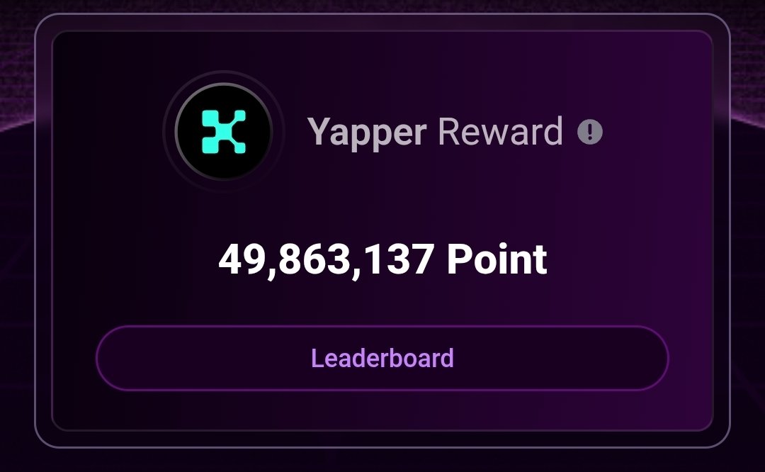 Who else noticed these Yapper points increasing fast lately? 👀

Feels like <a href="/LumiterraGame/">Lumiterra (mainnet arc)</a> secretly turned on turbo mode.

Stay active, start yapping. 
The leaderboard ain’t waiting 😎

gLumi 💛.