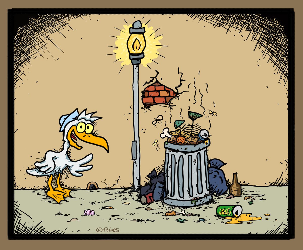 fredtines's tweet image. Garry the seagull 🪽

#art #illustration #digitalart #inktober #comicart #webtoon