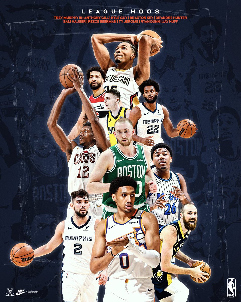 Virginia Men's Basketball (@uvamenshoops) on Twitter photo Itโs NBA Opening Night ๐โจ 
Good luck to our Hoos in the league this season ๐ค
๐ธโ๏ธ๐น#GoHoos Itโs NBA Opening Night ๐โจ 
Good luck to our Hoos in the league this season ๐ค
๐ธโ๏ธ๐น#GoHoos
