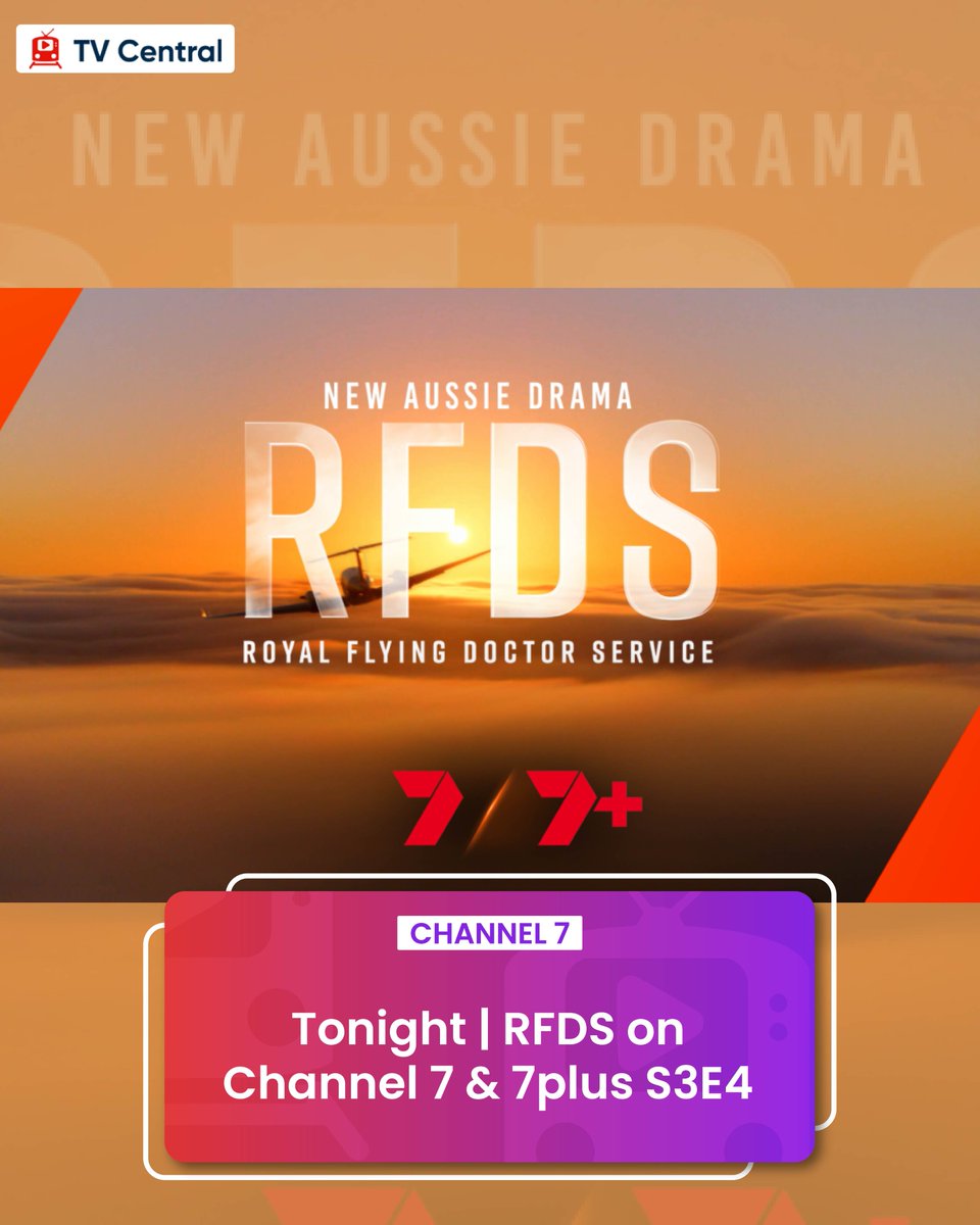 tvcentral_au's tweet image. Season 3 of RFDS hits hard: epic rescues, emotional stakes, outback chaos. 🚑

Read more 👉 tvcentral.com.au/free-to-air/7_…

#RFDS #SevenNetwork #TVCentral