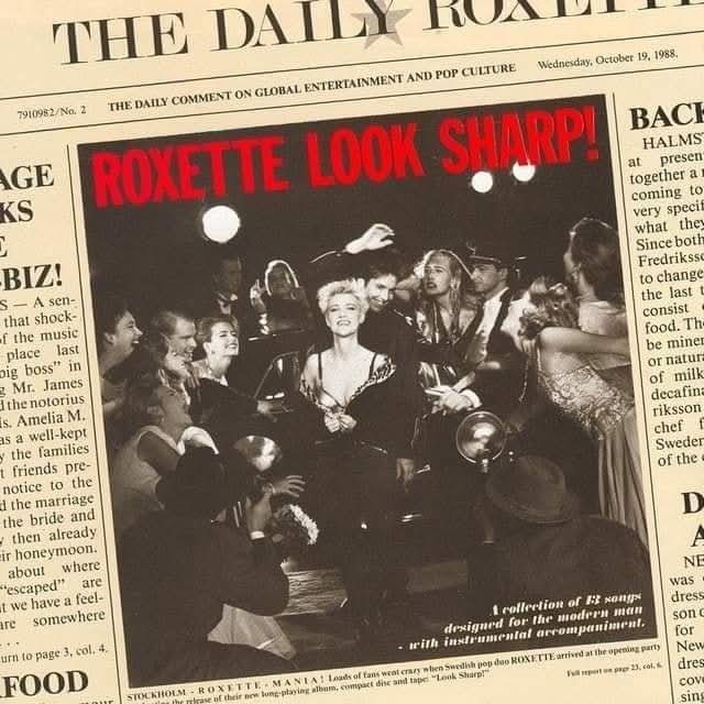 CFloydstock's tweet image. Há 37 anos chegava &quot;Look Sharp&quot;!!!

Qual a sua canção predileta deste 2° álbum de estúdio do Roxette, que catapultou a banda ao estrelato mundial?

#roxette #looksharp #pop #popmusic #poprock #music #musica #confrariafloydstock