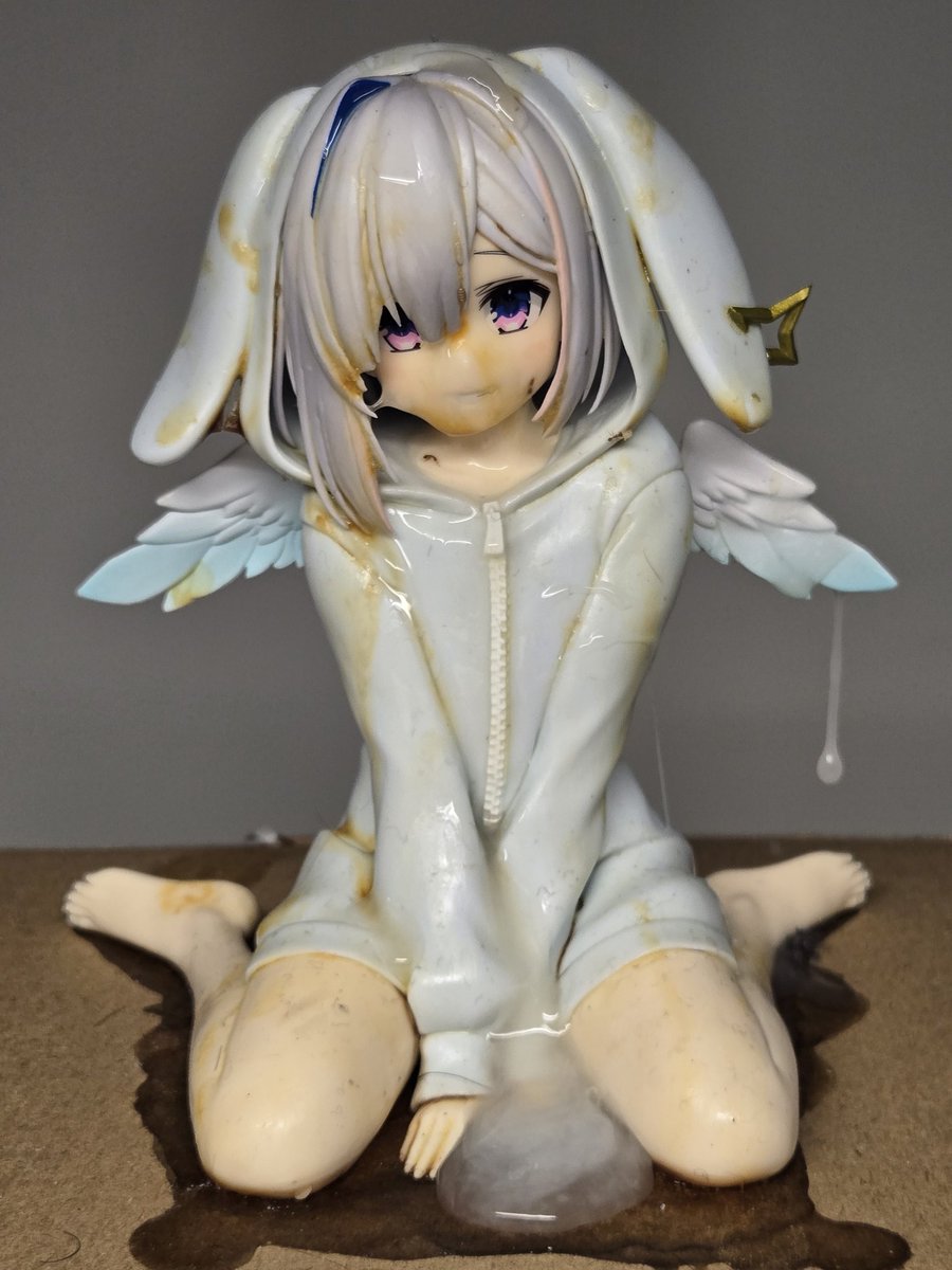 Mr_zhua's tweet photo. pp���使2代第七發
身上開始長蟲了姆咪
#フィギュアぶっかけ 
#Hololewd
#無洗浄ぶっかけ https://t.co/V7uGiOUwHk
