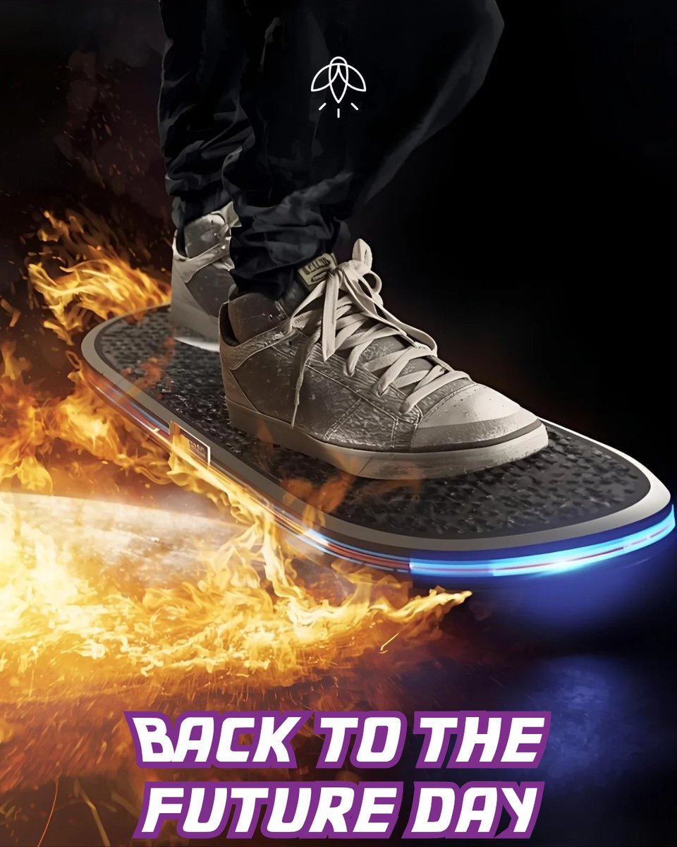 We love #PopCulture, we love #BackToTheFuture! 

“If my calculations are correct, when this baby hits 88 miles per hour, you’re gonna see some serious shit.”-#DocBrown 

Happy #BackToTheFutureDay! 🛹⏳

#Luciérnaga360 💜