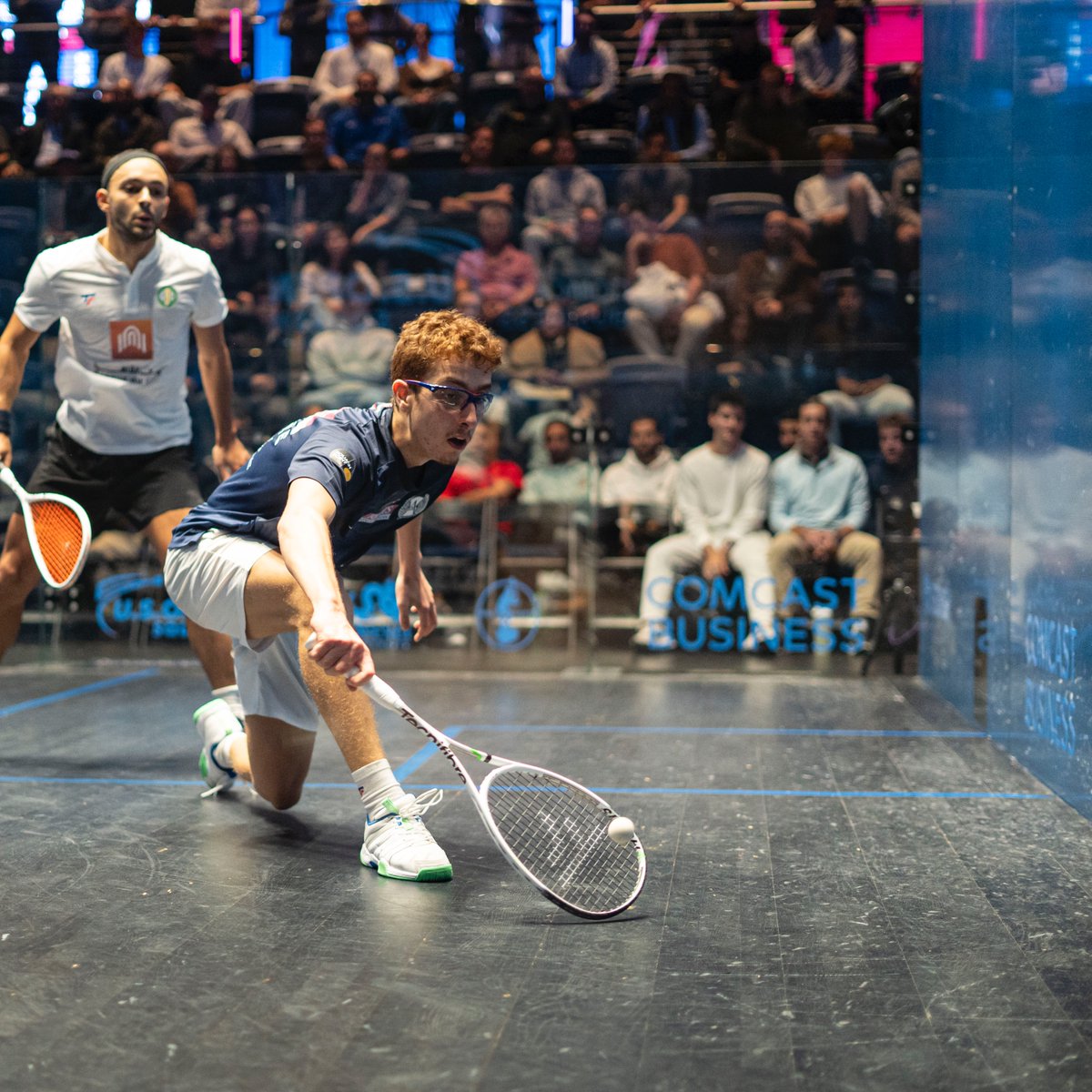 PSASquashTour's tweet image. Results: Comcast Business @USOpenSquash 2025 Men&apos;s RD2

🇪🇬Mohamad Zakaria beats [6] Youssef Soliman 🇪🇬
3-0: 11-6, 11-8, 11-7 (57m)

#USOpenSquash