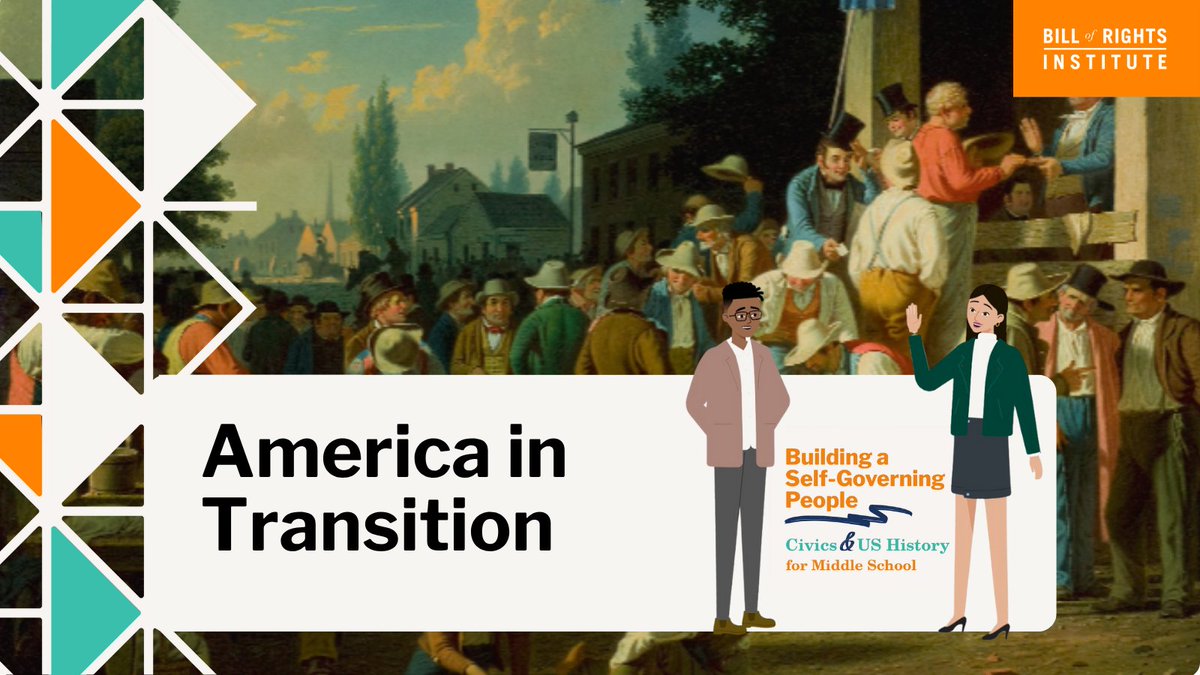 BRInstitute's tweet image. 🎨 How did democracy expand, and get complicated, in early America?

Explore Bingham’s County Election in our new middle school lesson, America in Transition.

Watch: bit.ly/4hjhrI5

#CivicEducation #AmericanHistory #MiddleSchool #Teachers