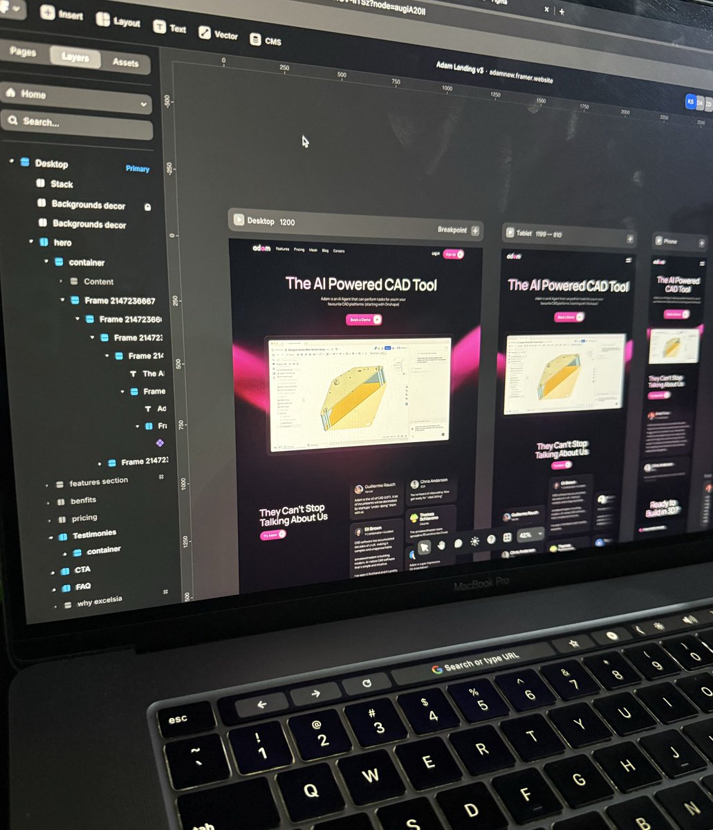Ui_Eaxi's tweet image. Pixel perfect @framer development that drive results