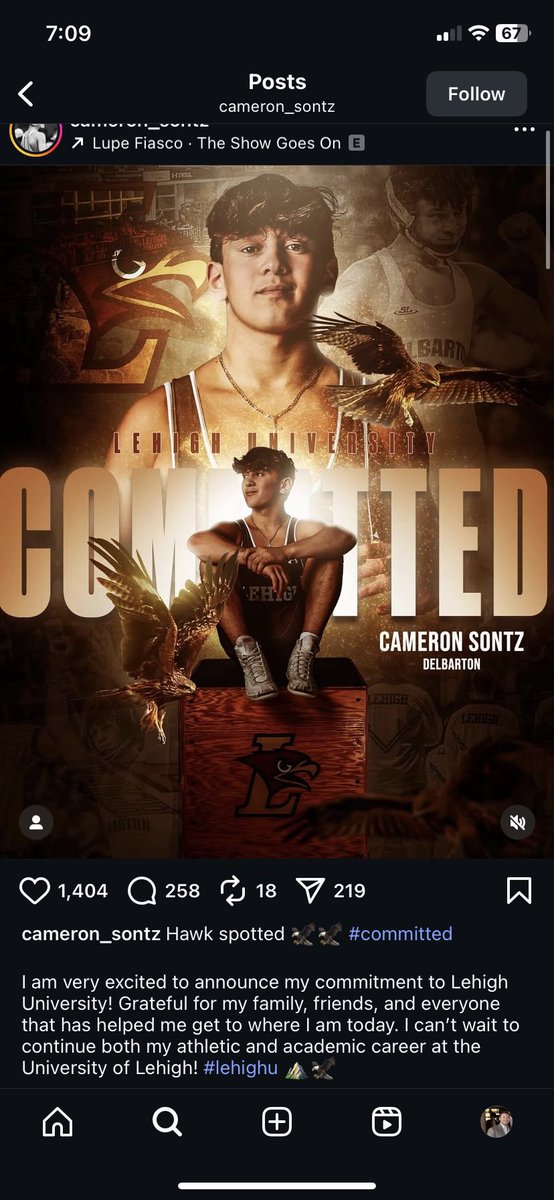 🚨 Big time get for <a href="/LehighMWREST/">Lehigh Men’s Wrestling</a> !!! 

2x NJ state champ, Delbarton’s Cameron Sontz will be a Mountain Hawk

He’s currently ranked #4 by Flo at 120lbs and is #7 on the junior big board