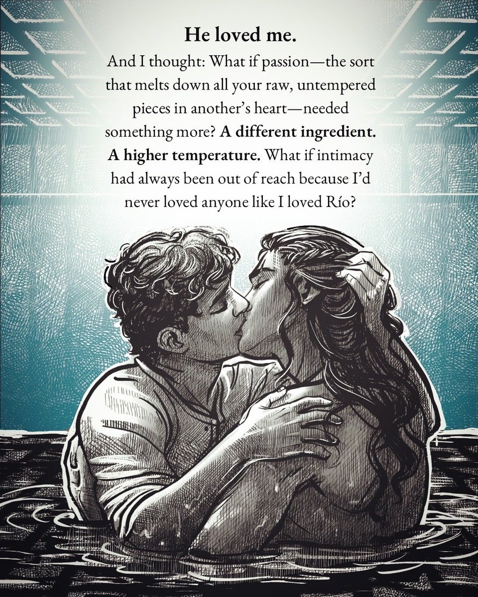 ✨Happy Asexual &amp; Aromantic Awareness Week!✨

Though “Demisexuality” as a term didn’t exist in 1911, there are scenes scattered throughout WHEN THE TIDES HELD THE MOON that articulate Benny’s experience of being on the gray-asexual spectrum. This one might be my fav.￼ 
1/