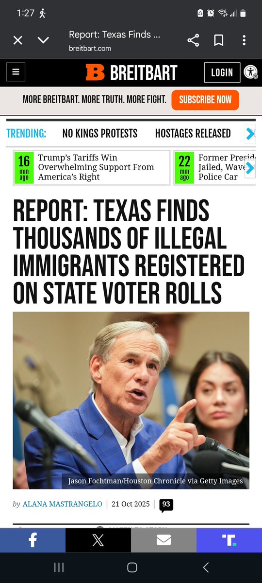 BREAKING: Reports indicate that Texas has discovered thousands of undocumented immigrants listed on the state's voter registration rolls