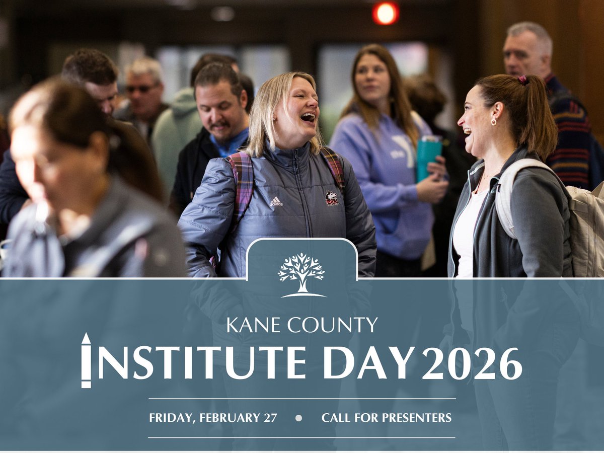 Do you have a passion for sharing and teaching educational trends, research, and best practices? 

If so, you are invited to submit your proposal to present at the 2026 Kane County Institute Day in St. Charles: go.kaneroe.org/institutedaypr…