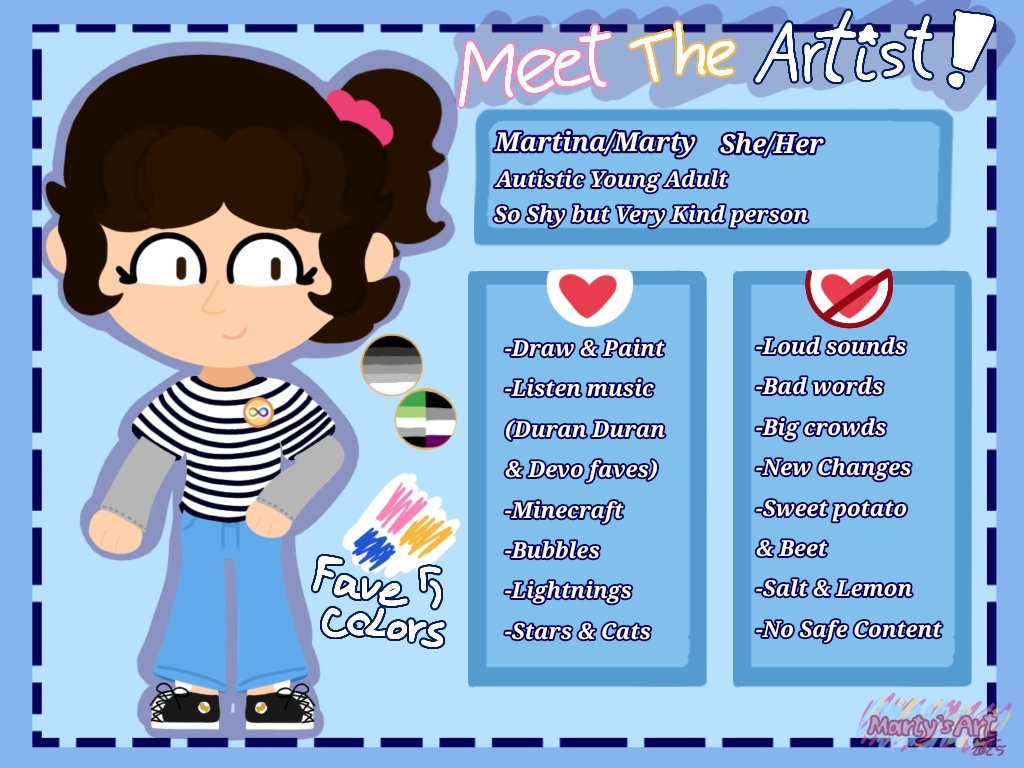 MartysArtFolder's tweet photo. Por fin🙌🏻 después de unos cuantos días esta aquí🥳 Mi "meet the artist"🫧✨️

Para que me conozcan mejor🙂‍↕️ leer alt*

(Denle apoyo me tarde 2/3 días🫠) https://t.co/imeio7SMk5