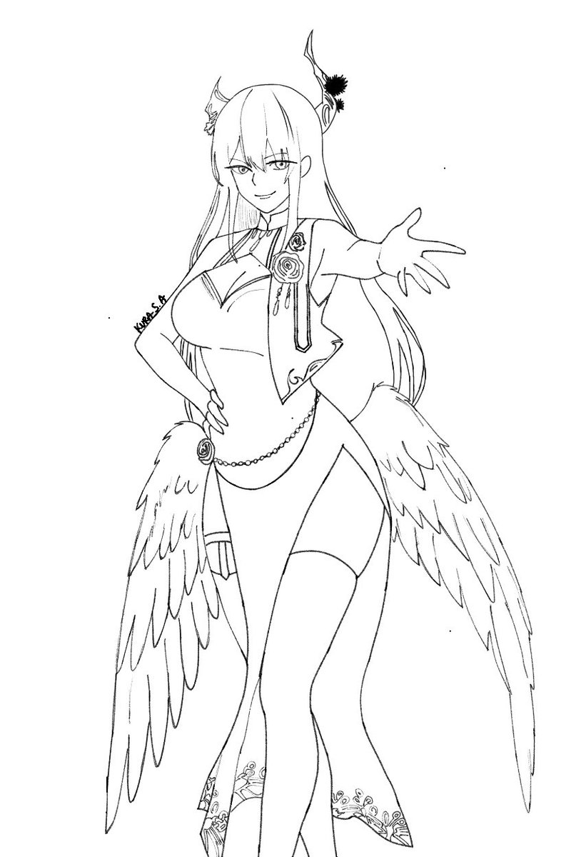 I love sketching :D #RavenCrafts #sketch