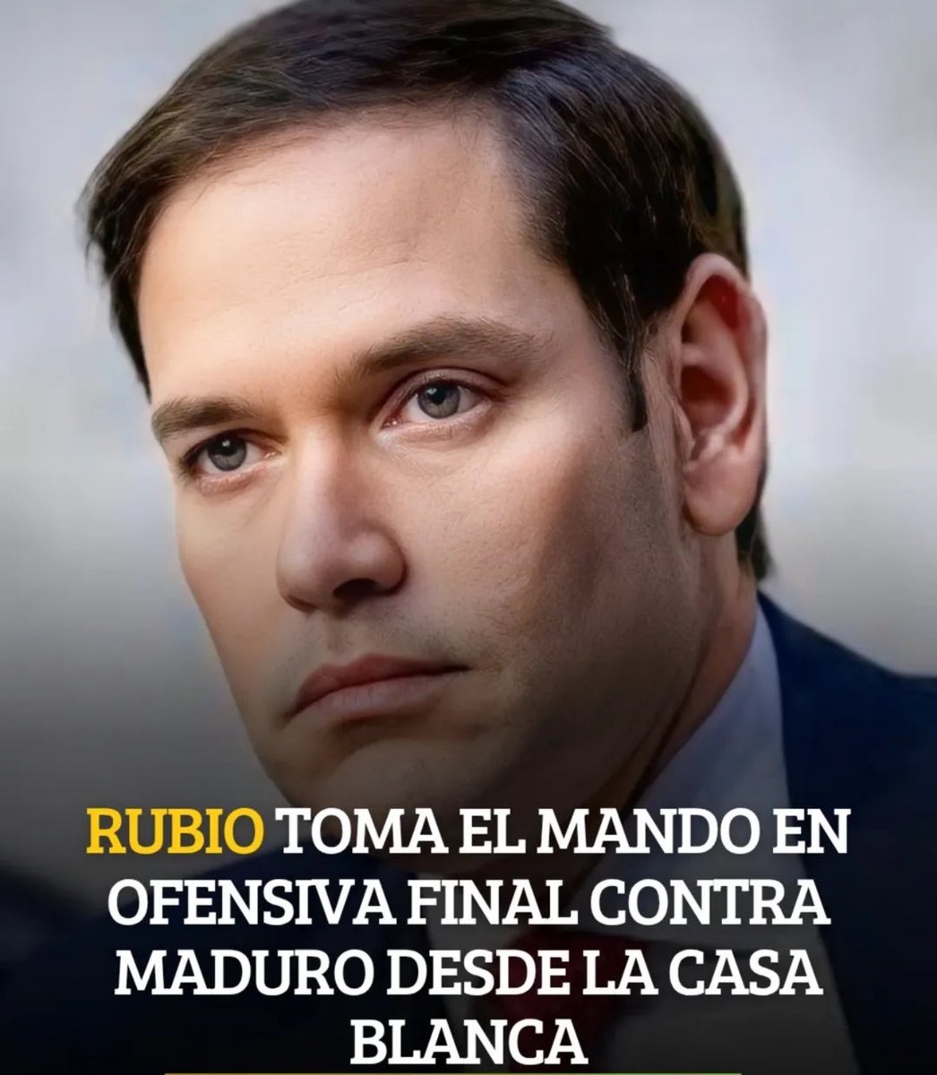 Jhonffonseca's tweet image. 🚨MARCO RUBIO AFIRMA QUE MUY PRONTO MADURO CAERÁ EN VENEZUELA
¿CUÁNTOS LO CREEN?