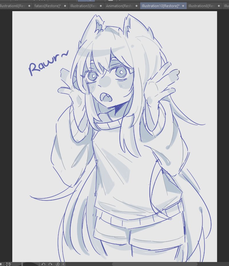 Crackmynut_LT's tweet image. Rawr~
#doodle