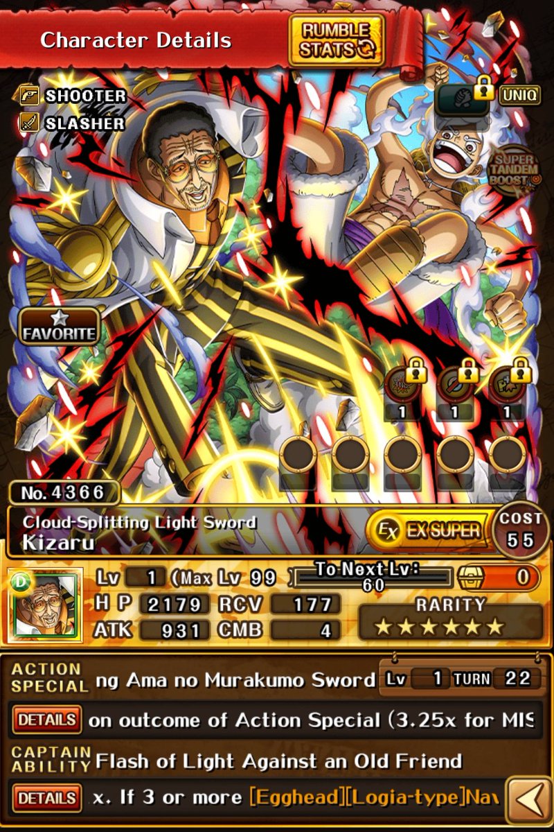 AbsoluteZero28's tweet image. El primer Kizaru que me sale en el juego. Y tremendo servicio